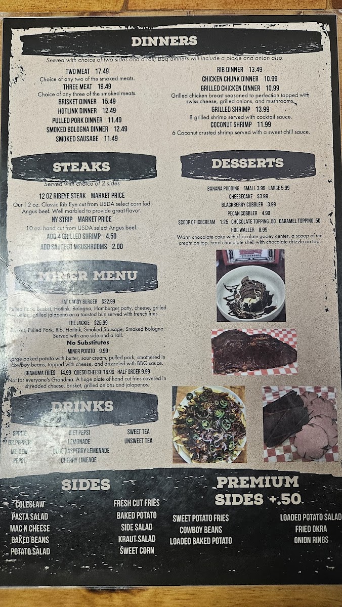Menu Fat Daddy's Bbq & Steakhouse-1