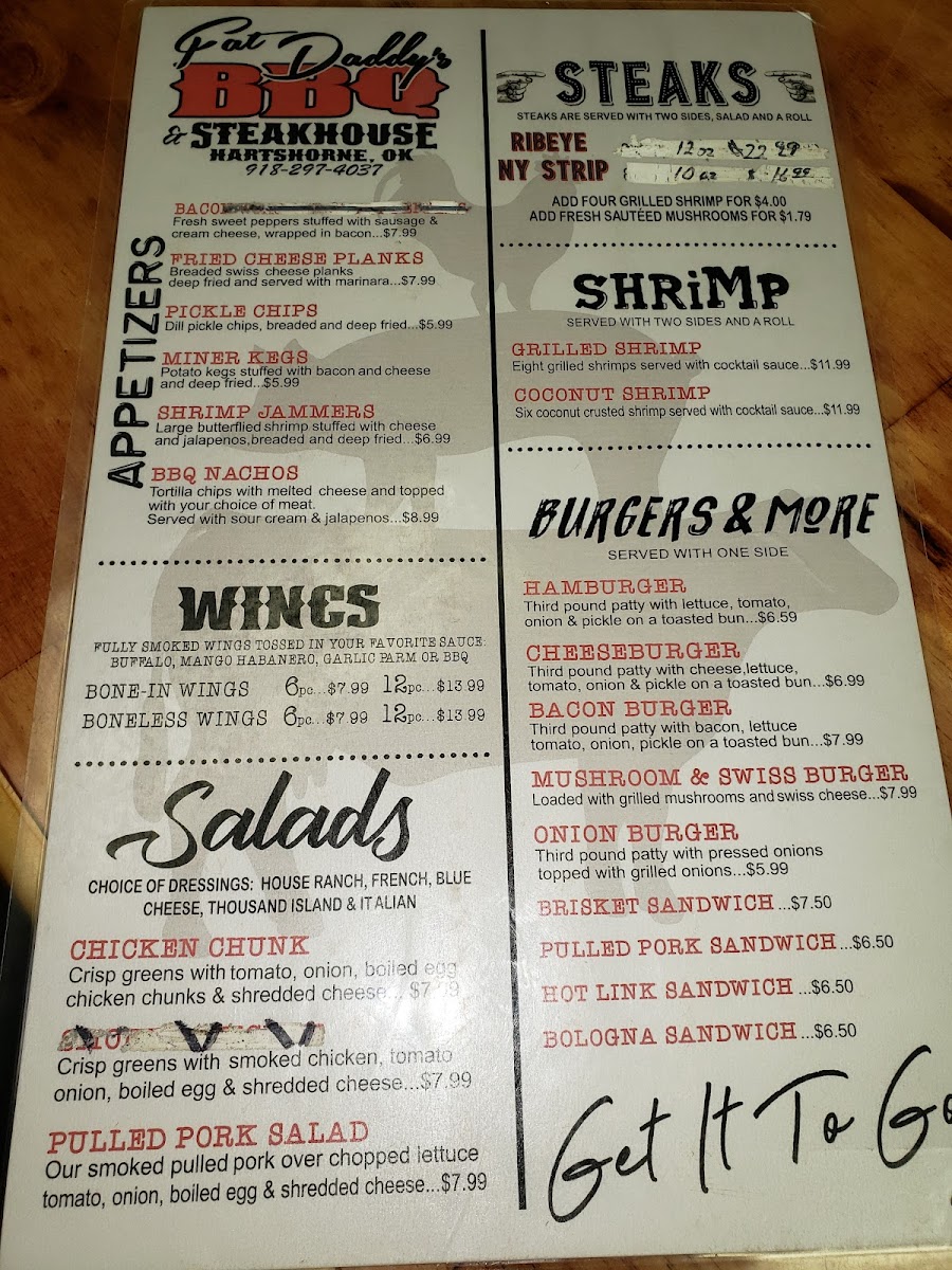 Menu Fat Daddy's Bbq & Steakhouse-3