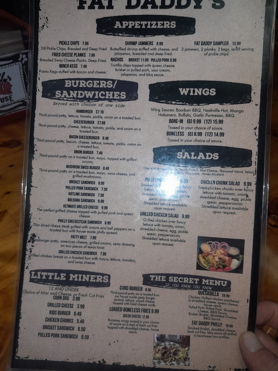 Menu Fat Daddy's Bbq & Steakhouse-4